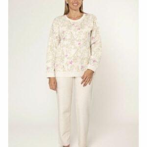 Pyjama molleton à motifs "Lunaire"