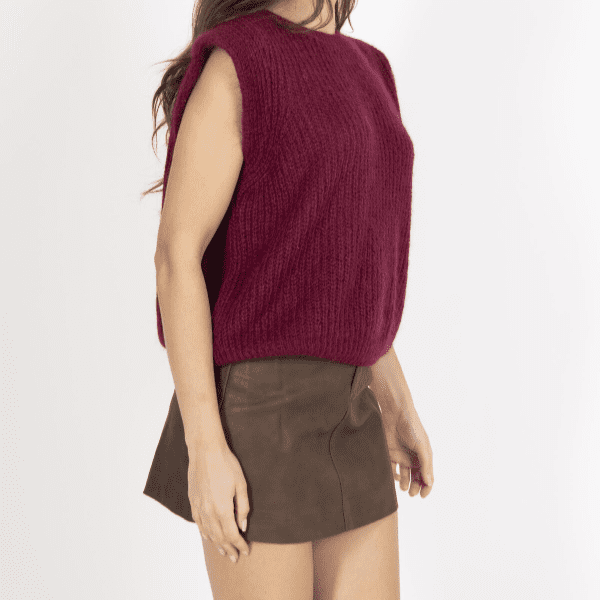 Pull sans manche en Mohair – Image 5
