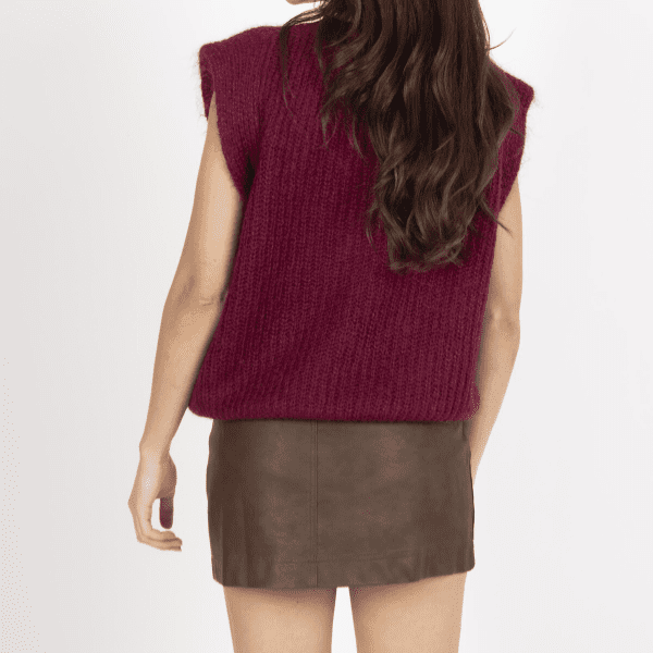 Pull sans manche en Mohair – Image 4