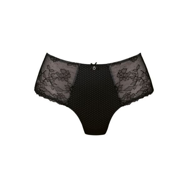 Culotte taille haute en dentelle